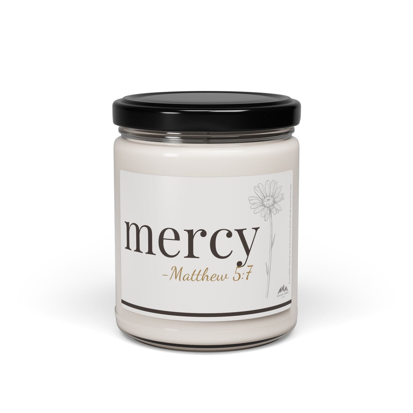 Mercy Candle -Matthew 5:7, 9 oz Soy Wax Candle