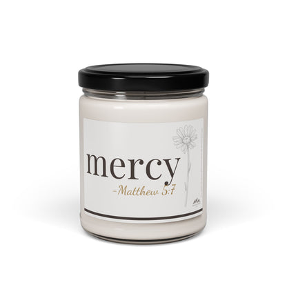 Mercy Candle -Matthew 5:7, 9 oz Soy Wax Candle