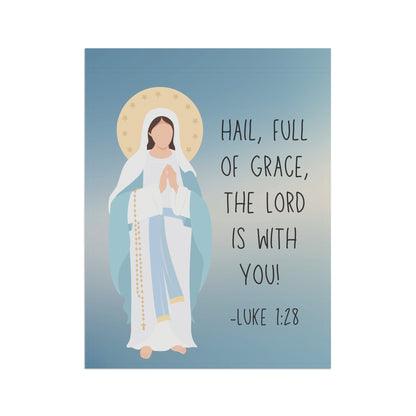 Beautiful Mary Garden Flag - Virgin Mary Outdoor Décor - Durable Double-Sided Flag - Perfect for Year-Round Use