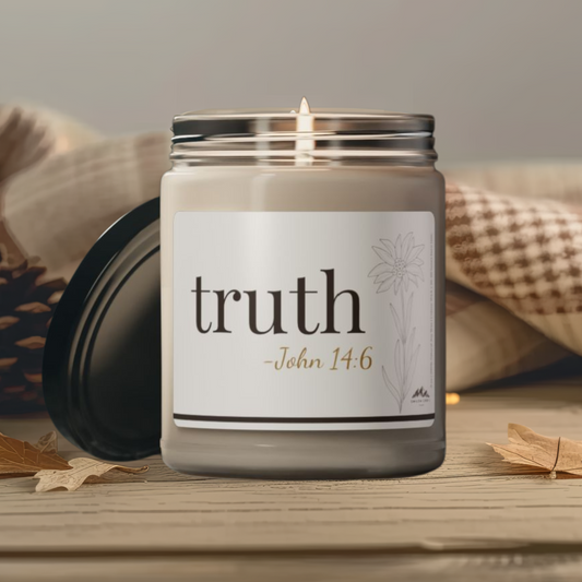 Truth Candle - John 14:6, 9 oz Soy Wax Candle