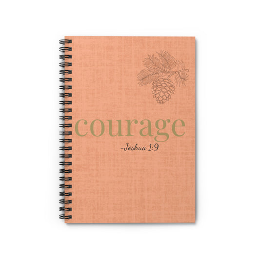 TEST Notebook: Courage - Joshua 1:9, Prayer Journal, Motivation Diary, Gift for Students, Eco-Friendly Notebook, Daily [...]