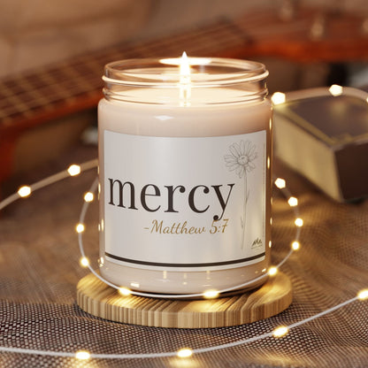 Mercy Candle -Matthew 5:7, 9 oz Soy Wax Candle