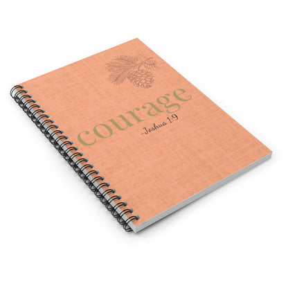 TEST Notebook: Courage - Joshua 1:9, Prayer Journal, Motivation Diary, Gift for Students, Eco-Friendly Notebook, Daily [...]